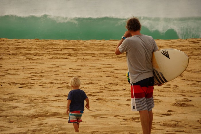 Plage Trip surf famille