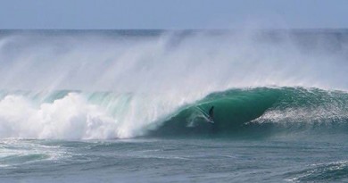 Nicaragua surf outside reef popoyo